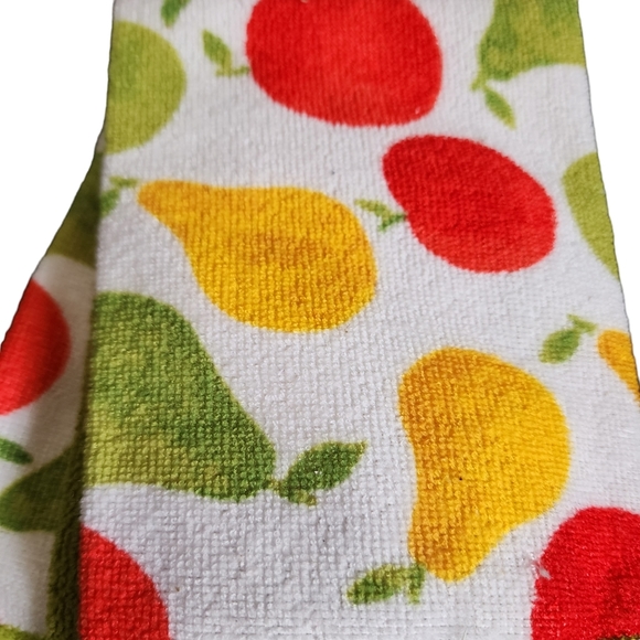 KitchenAid Set of 3 Kitchen Towels Multicolored Fruits Absorbent New.. - Picture 3 of 5
